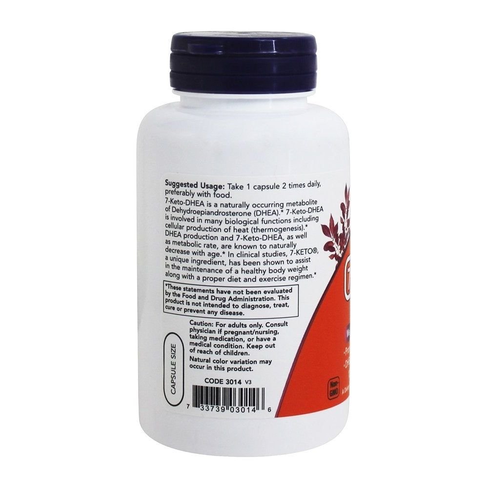 Now Foods 7-Keto 100mg 120 Vcaps - 3014