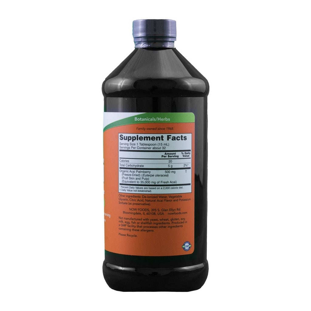 Now Foods Acai Liquid Concentrate 16oz - 4804