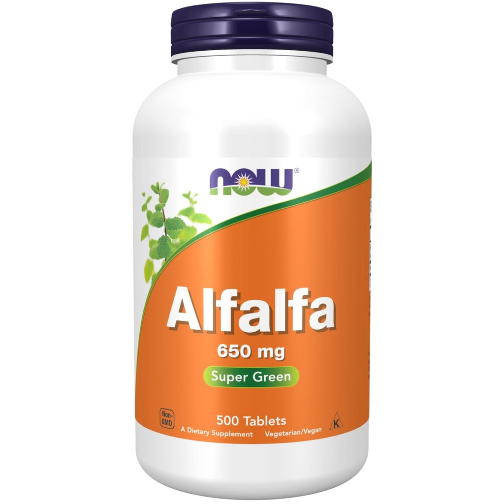 Now Foods Alfalfa 650 mg 500 Tablets - 2622