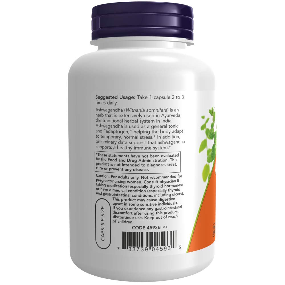 Now Foods Ashwagandha 450 mg 180 Vcaps - 4593