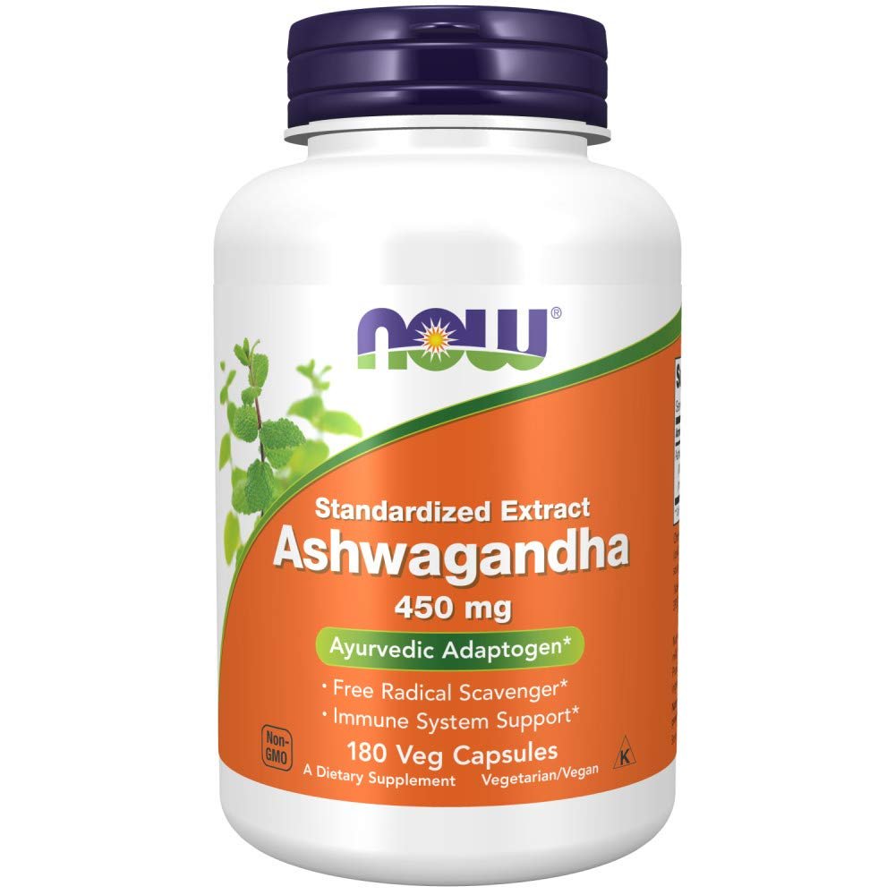 Now Foods Ashwagandha 450 mg 180 Vcaps - 4593