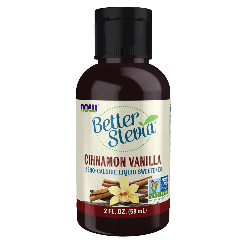 Now Foods BetterStevia Cinnamon Vanilla 2 Oz - 6937