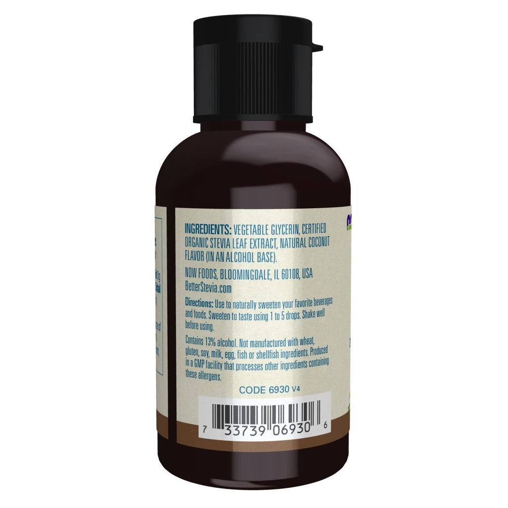 Now Foods BetterStevia Coconut Liquid Sweetener 2oz - 6930