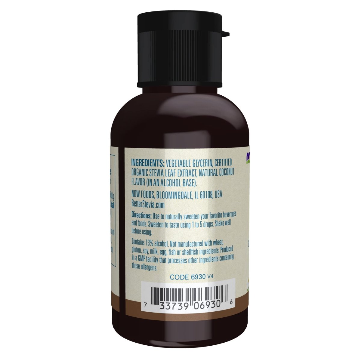 Now Foods BetterStevia Coconut Liquid Sweetener 2oz - 6930