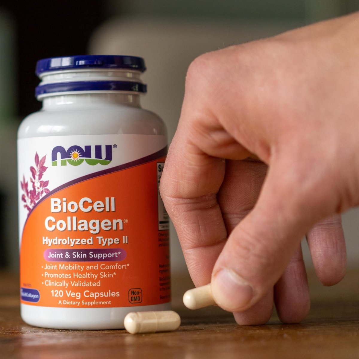 Now Foods BioCell Collagen Hydrolyzed Type II 120 Vcaps - 3008