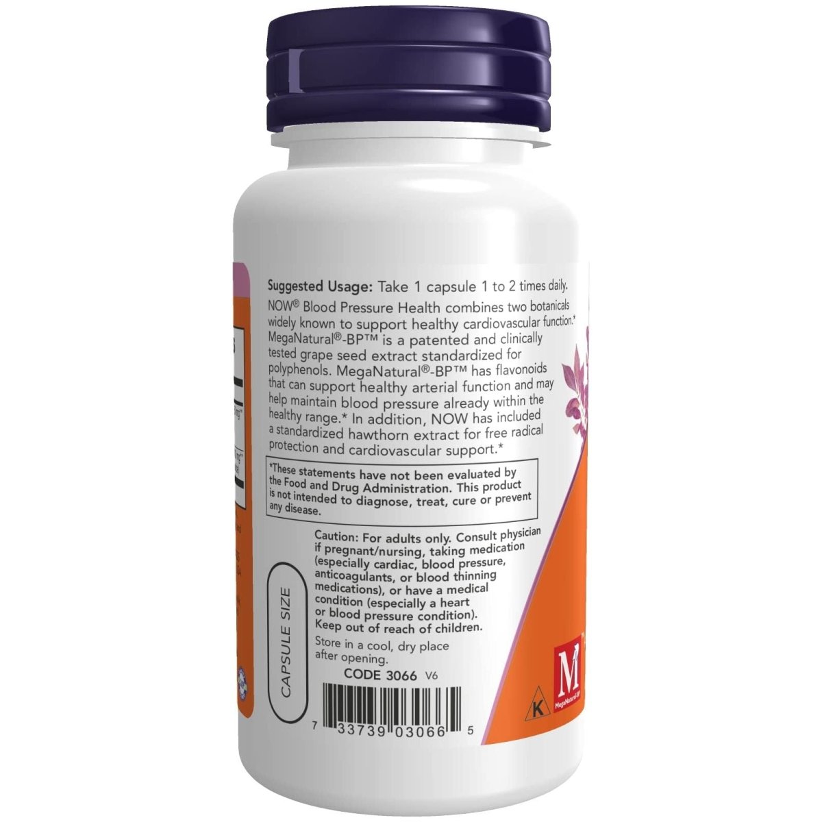 Now Foods Blood Pressure Health 90 Vcaps, 2 Pack