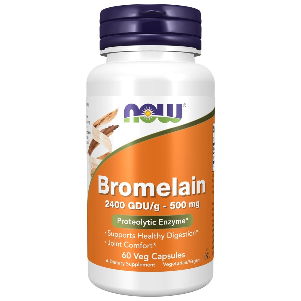 Now Foods Bromelain 500 mg 60 Vcaps - 2943