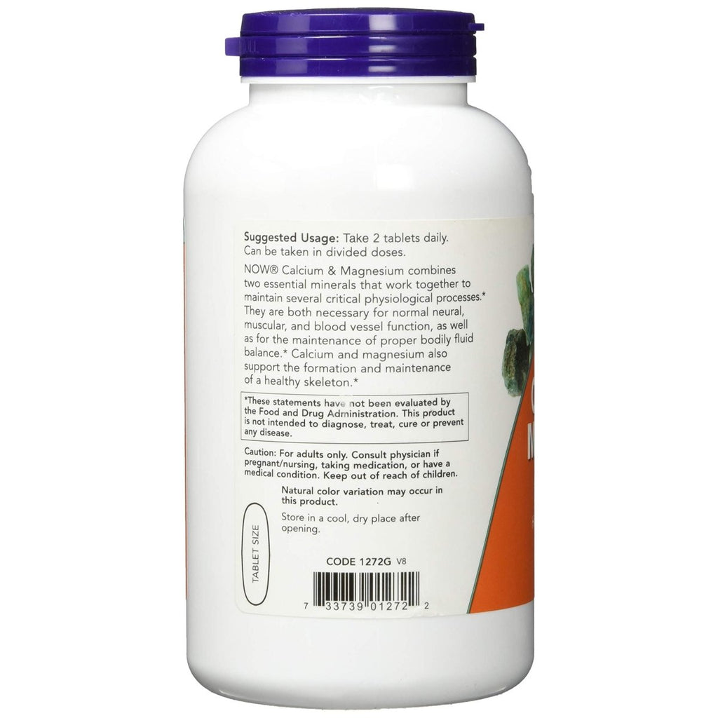 Now Foods Calcium & Magnesium 2:1 Ration 250 Tablets - 1272