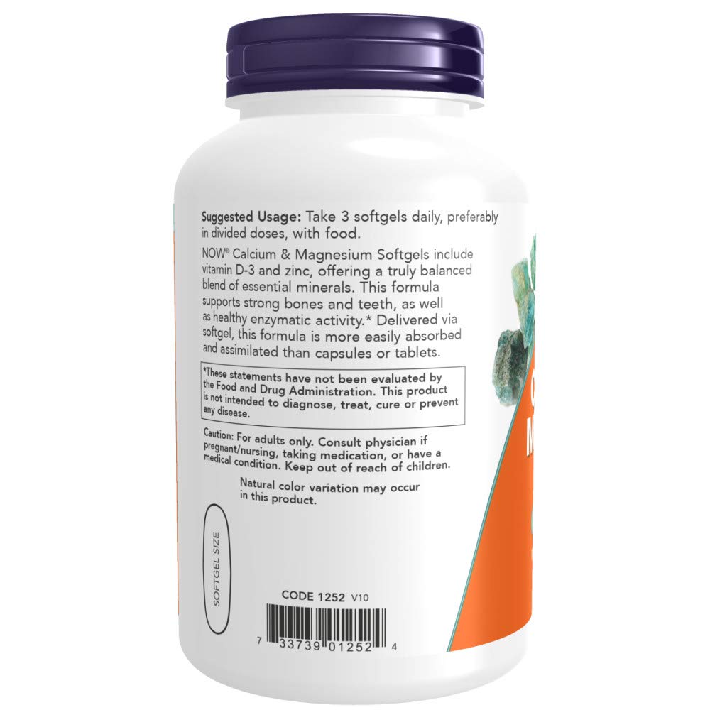 Now Foods Calcium & Magnesium 240 Softgels - 1252