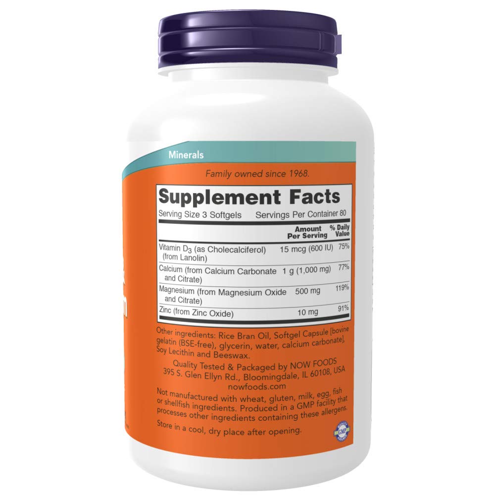 Now Foods Calcium & Magnesium 240 Softgels - 1252