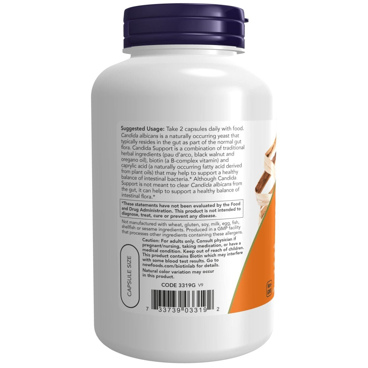 Now Foods Candida Support 180 Vcaps - 3319