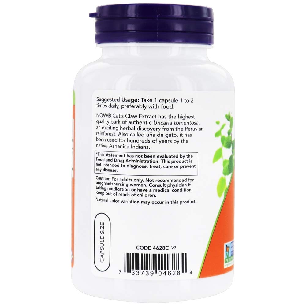 Now Foods Cat's Claw Extract 120 Vcaps - 4628