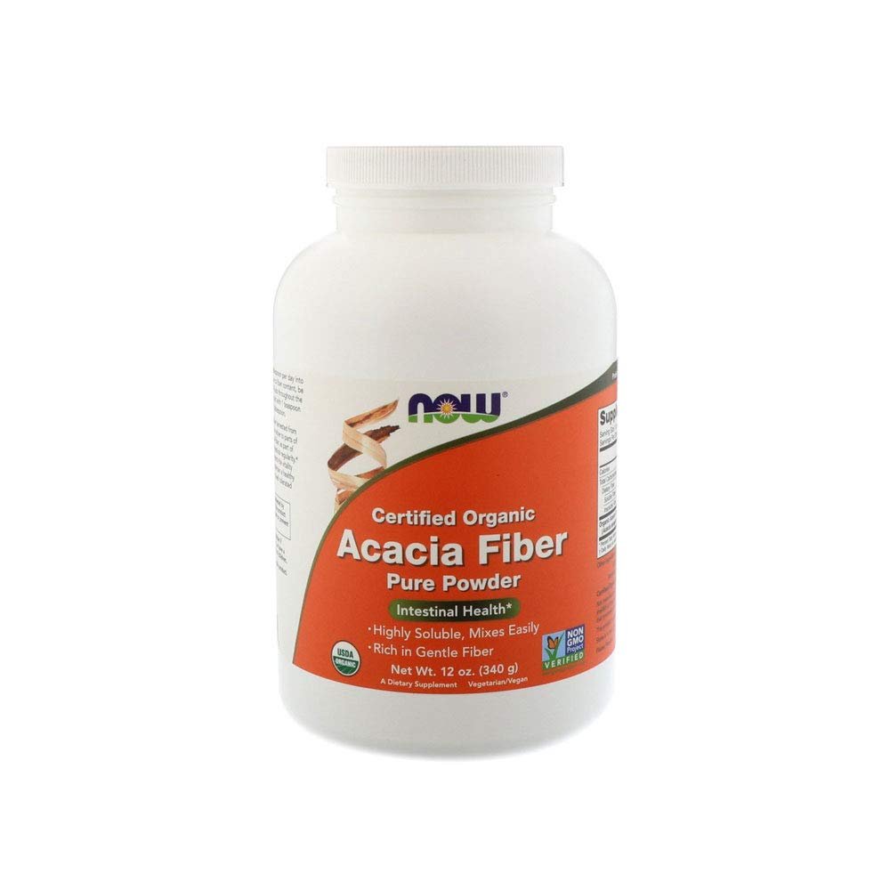 Now Foods Certified Organic Acacia Fiber Powder 12 Oz - 5905