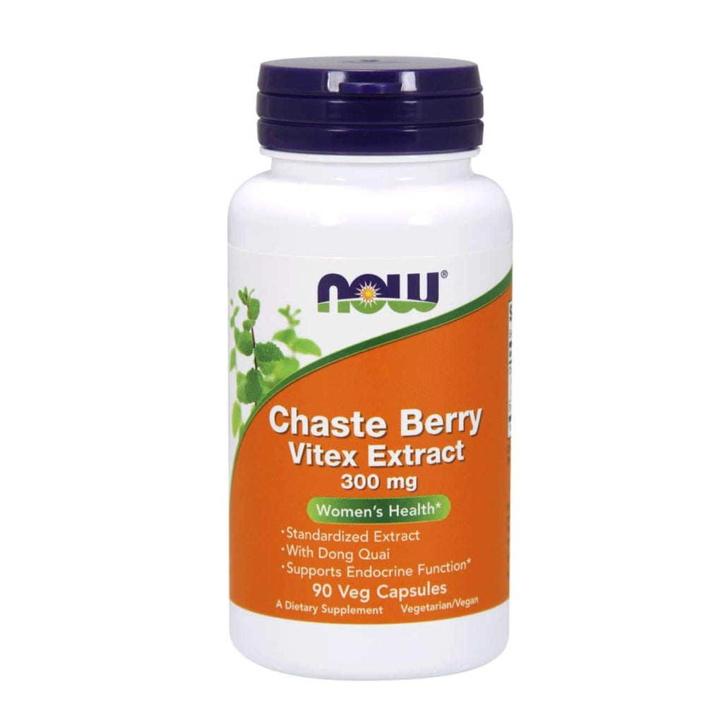 Now Foods Chaste Berry Vitex Extract 300 mg 90 Vcaps - 4773
