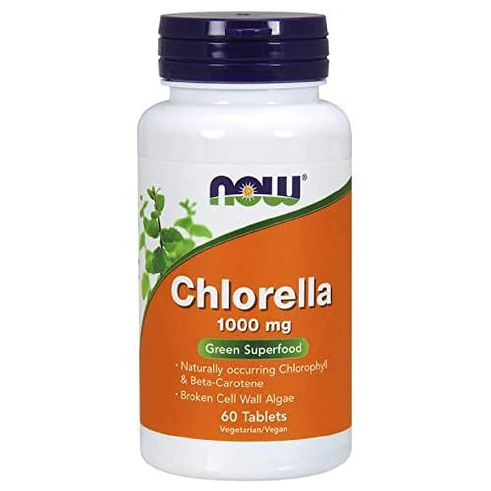 Now Foods Chlorella 1000 mg 60 Tablets - 2630