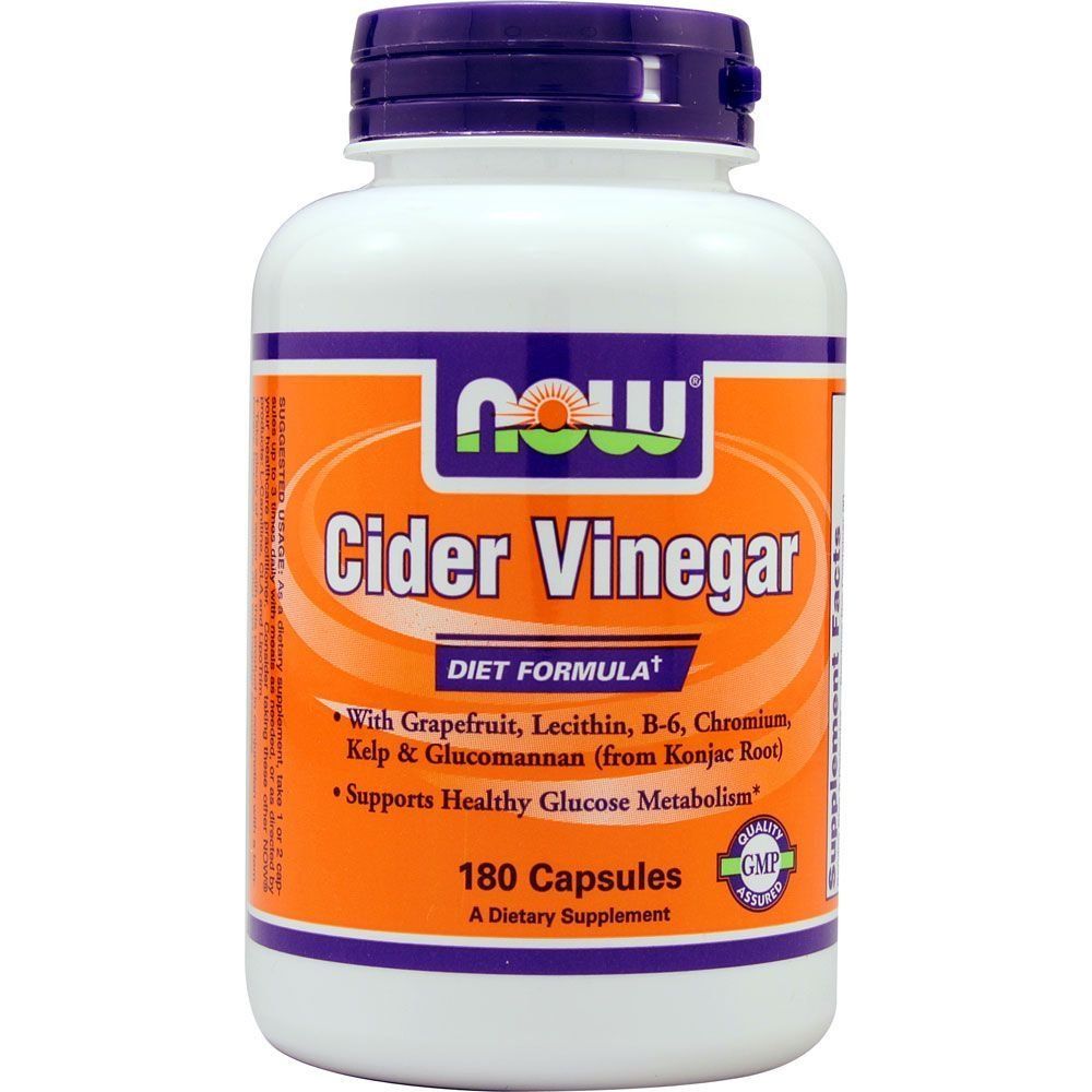 Now Foods Cider Vinegar 180 Vcaps - 3316