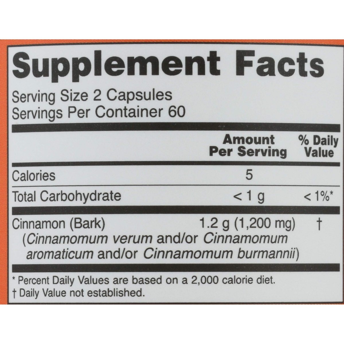 Now Foods Cinnamon Bark 600 mg 120 Vcaps - 4636