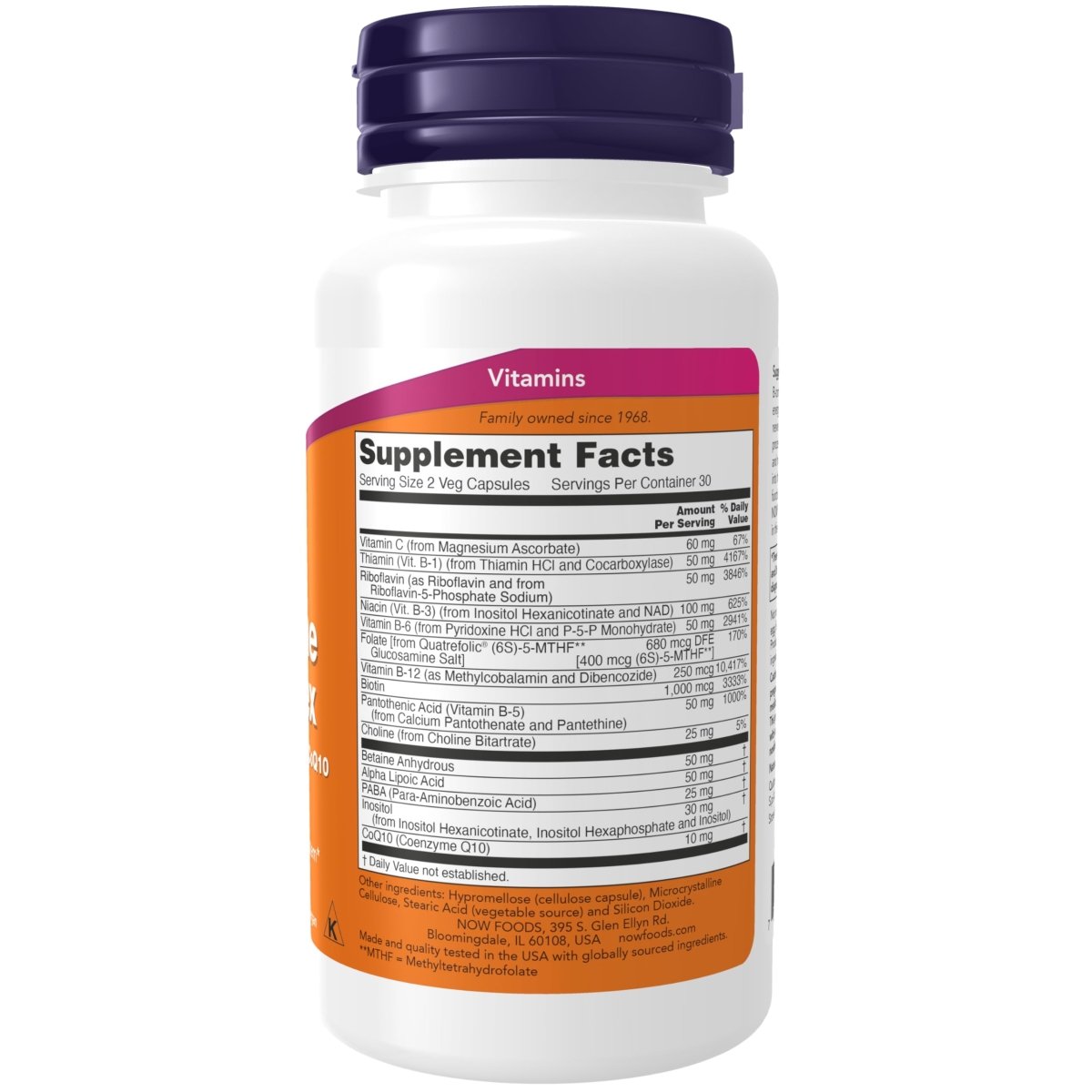 Now Foods Co-Enzyme B-Complex 60 Vcaps - 0406