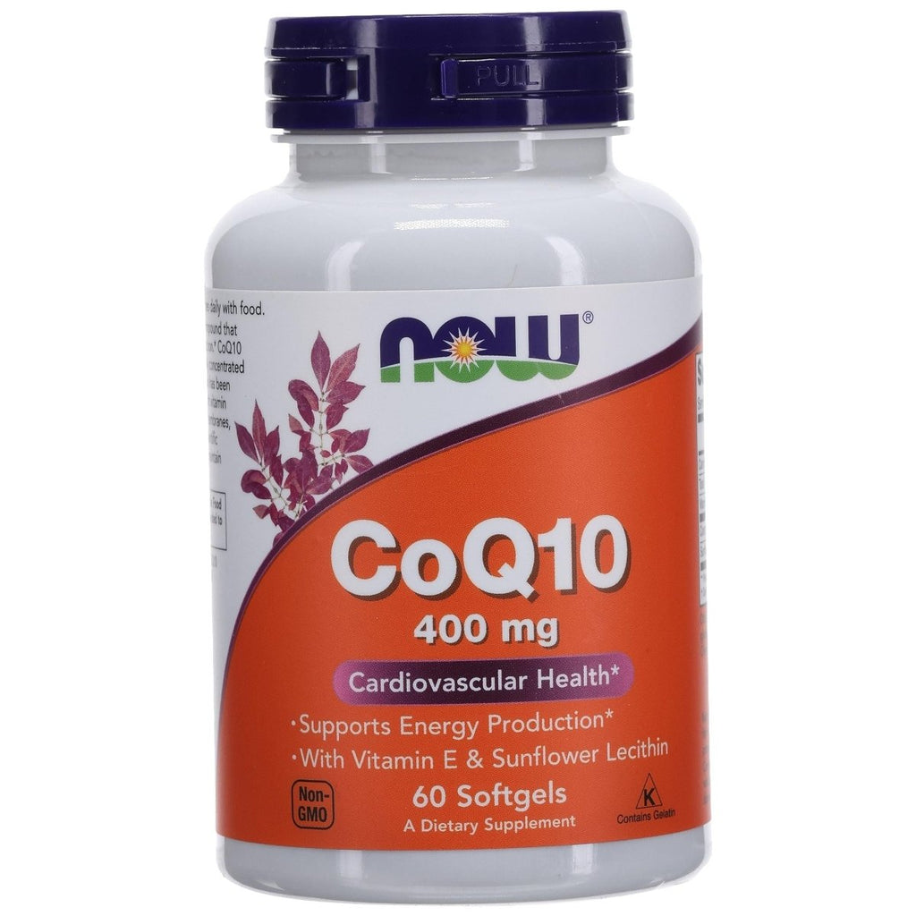 Now Foods CoQ10 400 mg 60 Softgels - 3198