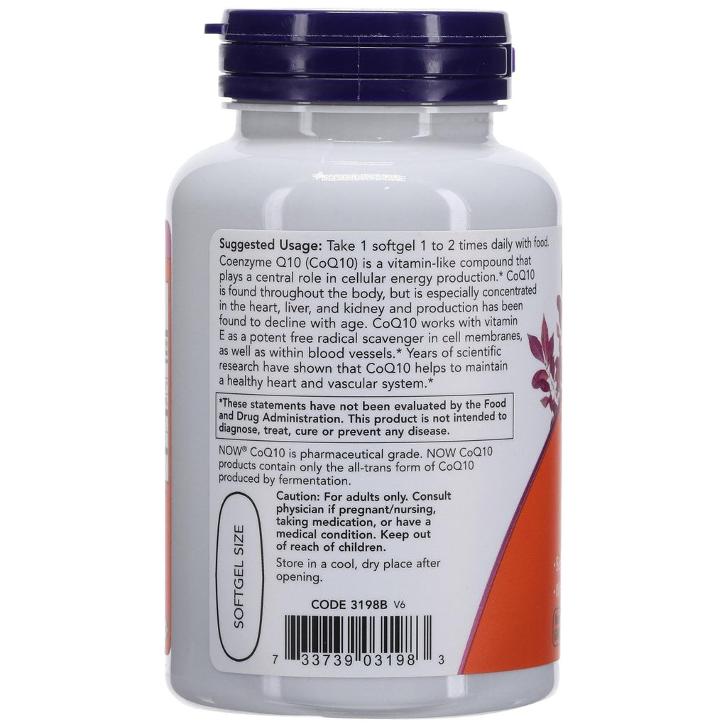 Now Foods CoQ10 400 mg 60 Softgels - 3198