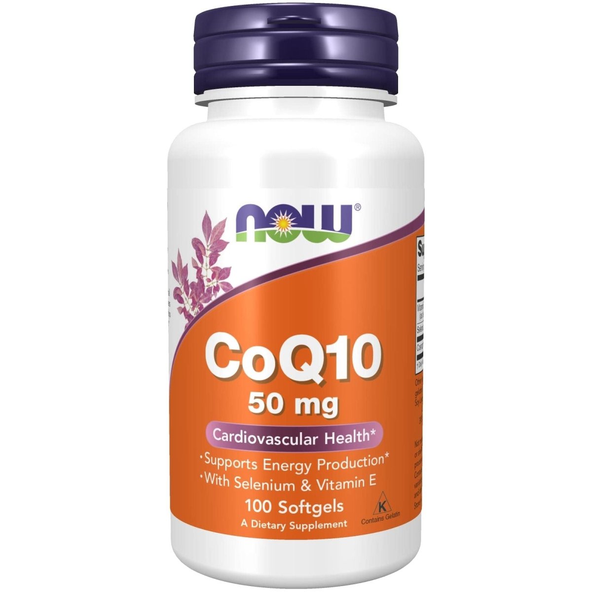 Now Foods CoQ10 50 mg 100 Softgels - 3193