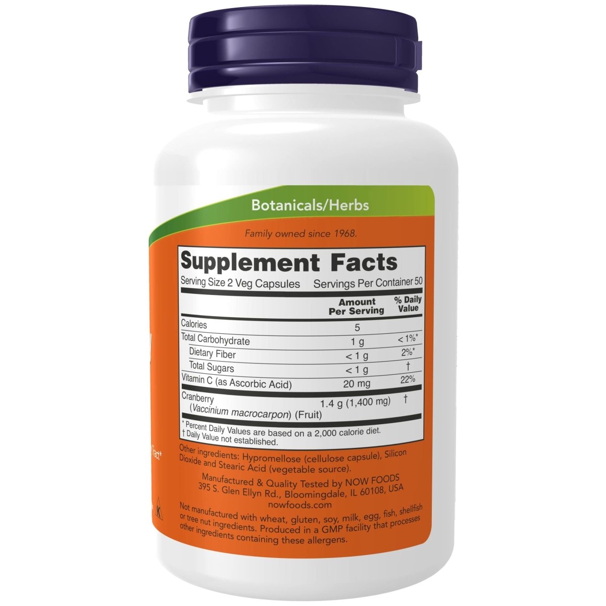 Now Foods Cranberry Caps 100 Vcaps - 3230