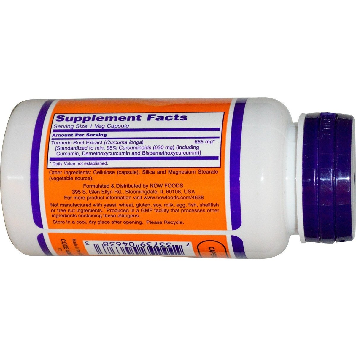 Now Foods Curcumin 60 Vcaps - 4638