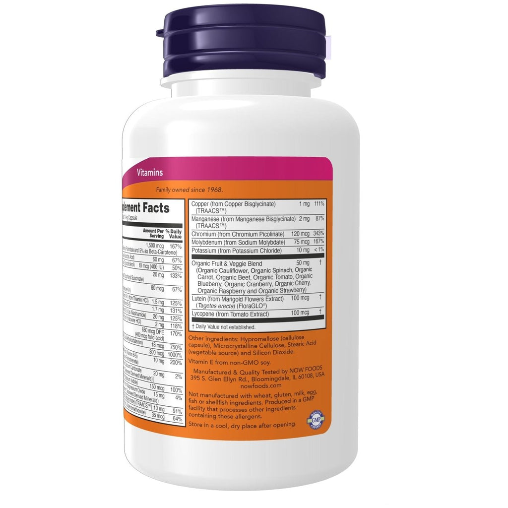 Now Foods Daily Vits 120 Vcaps - 3776