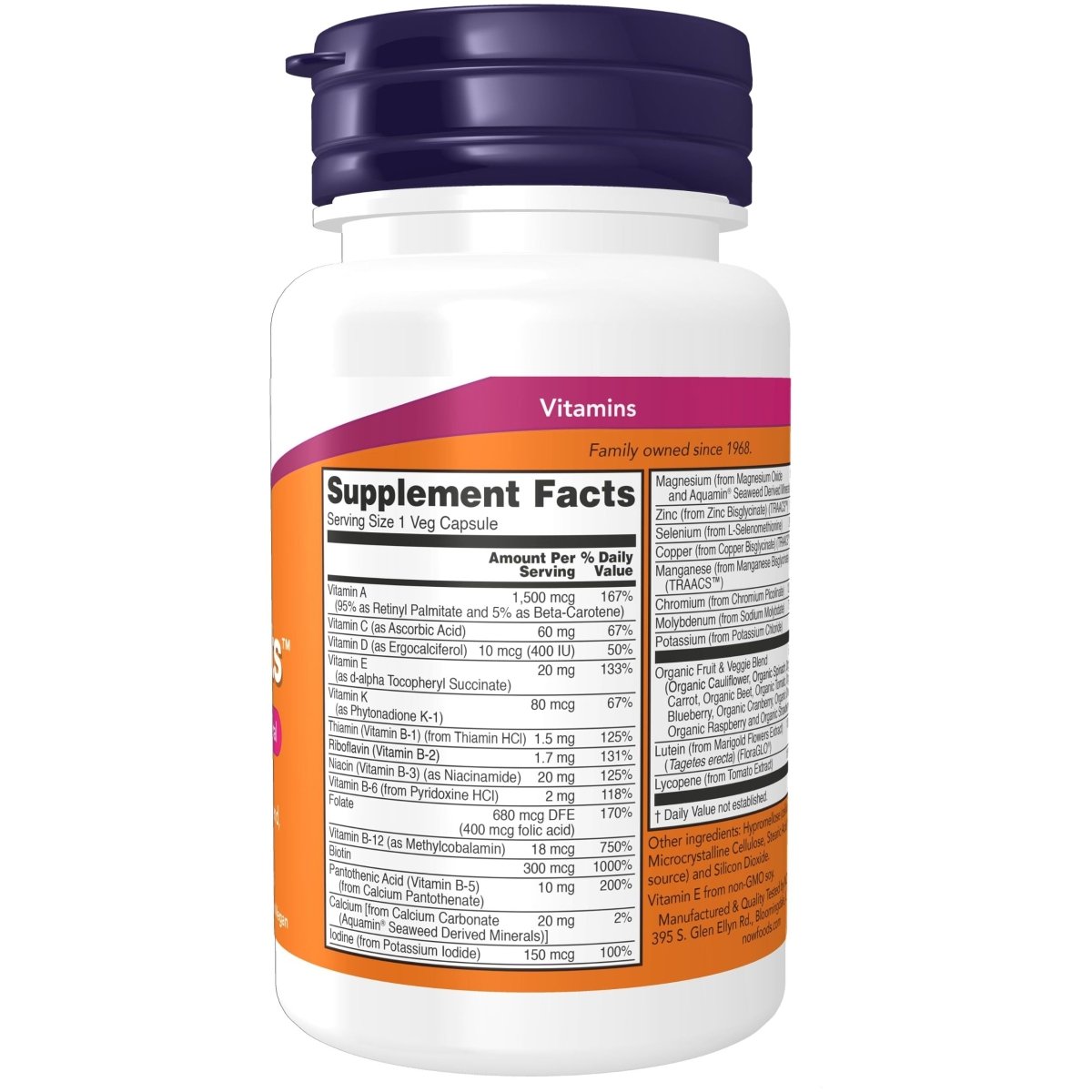Now Foods Daily Vits 30 Vcaps - 3775