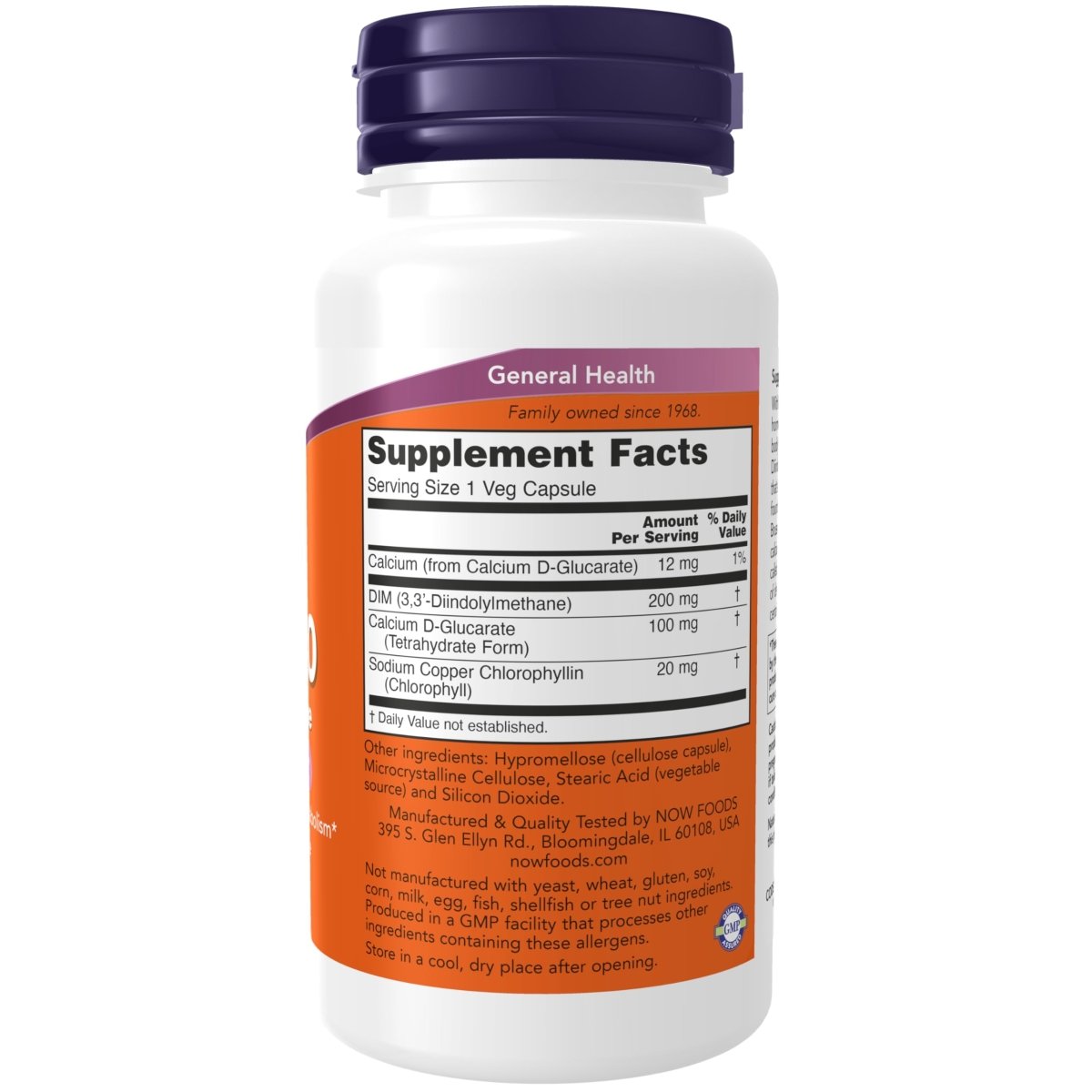 Now Foods DIM 200 Diindolylmethane 90 Vcaps - 3049
