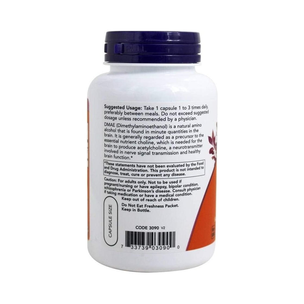 Now Foods DMAE 250 mg 100 Vcaps - 3090