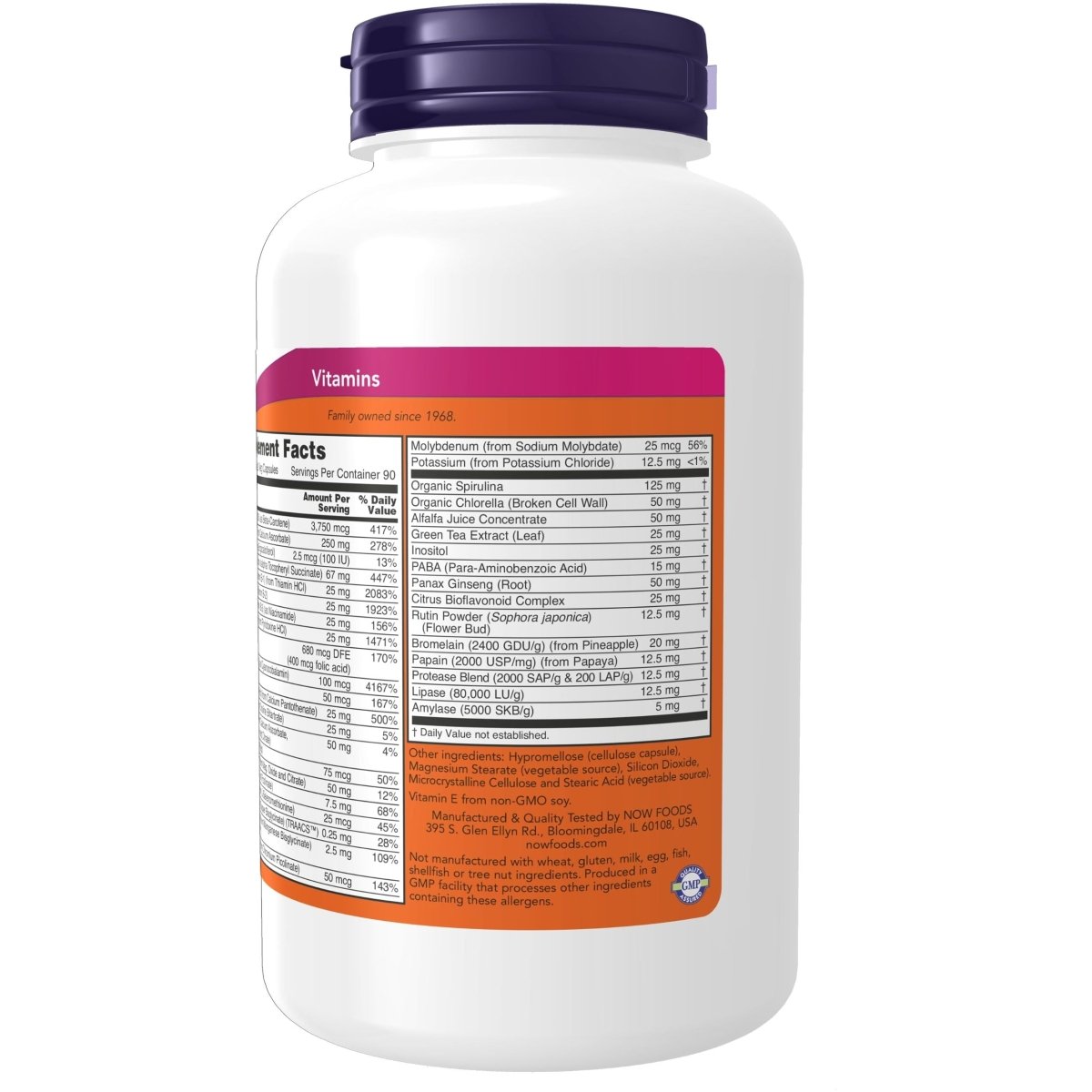 Now Foods EcoGreen Multi Vitamin 180 Vcaps - 3788