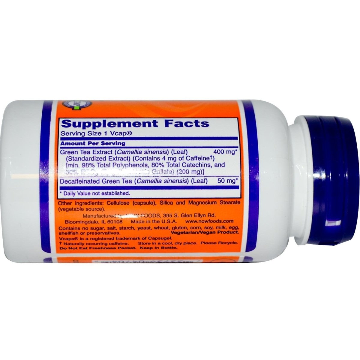 Now Foods EGCg Green Tea Extract 400 mg 90 Vcaps - 4704