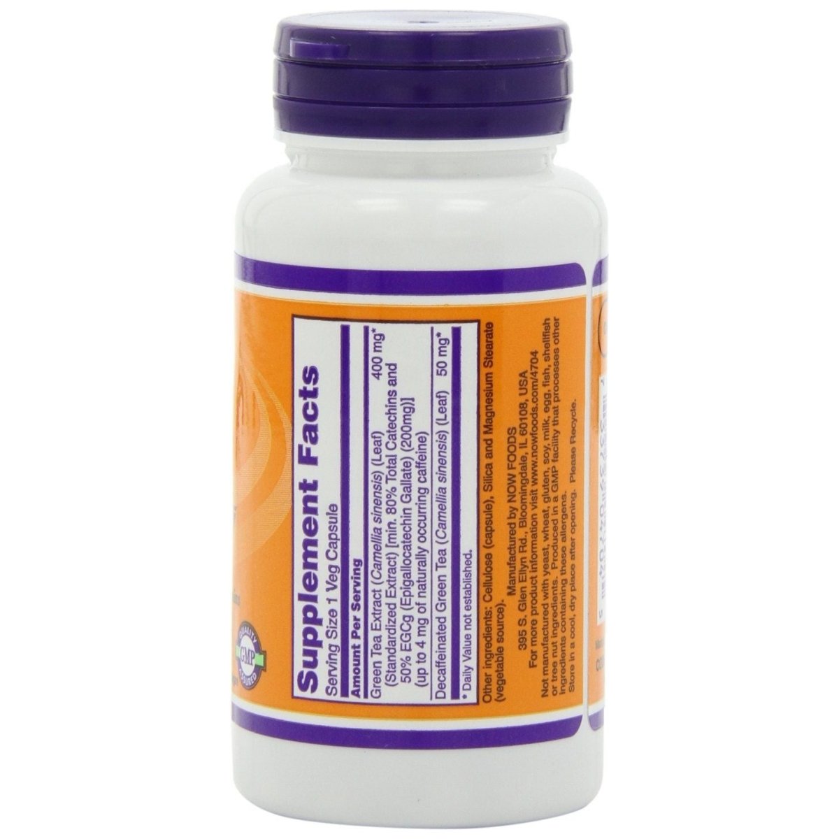 Now Foods EGCg Green Tea Extract 400 mg 90 Vcaps - 4704