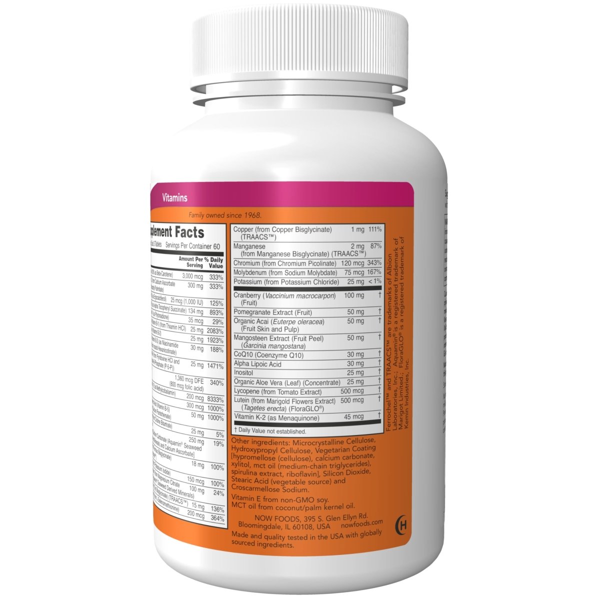 Now Foods Eve Women's Multiple Vitamin 180 Tablets - 3797