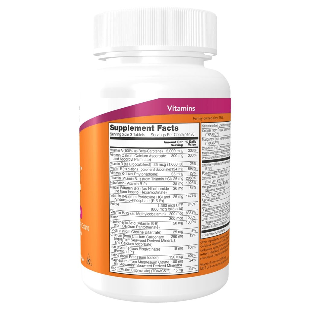 Now Foods Eve Women's Multiple Vitamin 90 Tablets - 3796