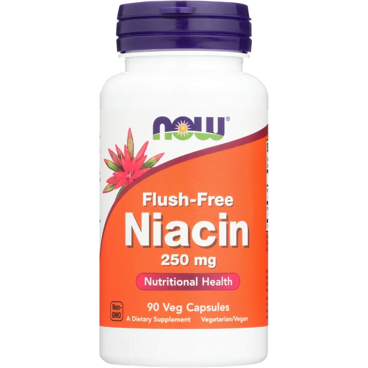 Now Foods Flush-Free Niacin 250 mg 90 Vcaps - 0483
