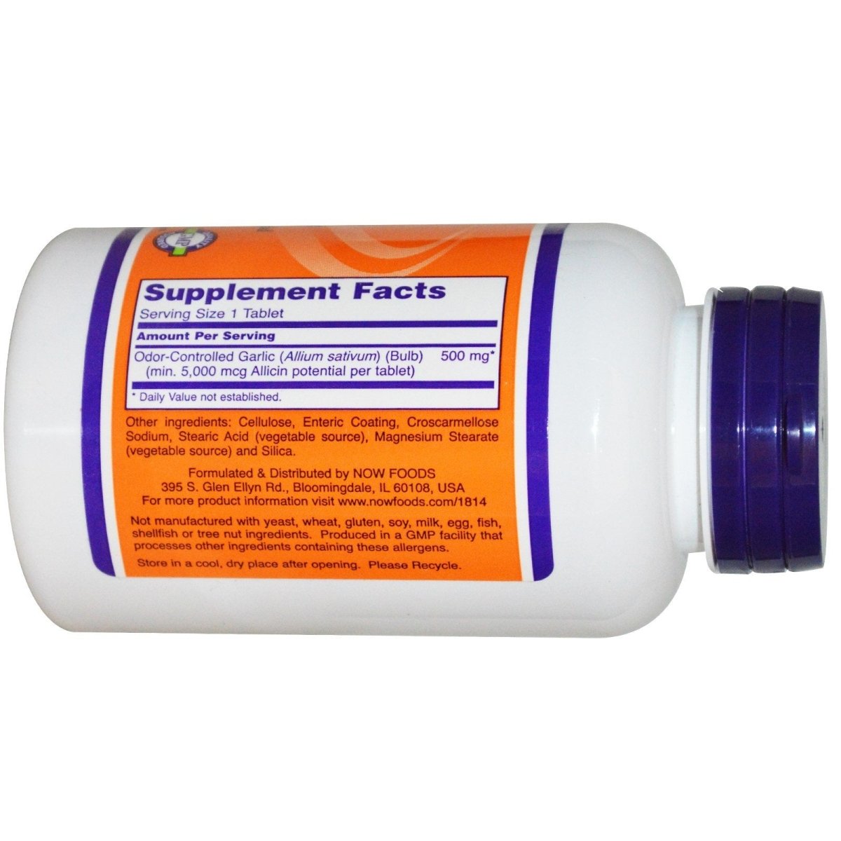 Now Foods Garlic 5000 90 Tablets - 1814
