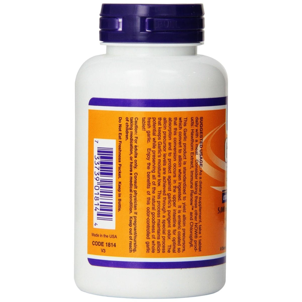 Now Foods Garlic 5000 90 Tablets - 1814