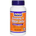 Now Foods Ginseng & Royal Jelly 90 Vcaps - 4007