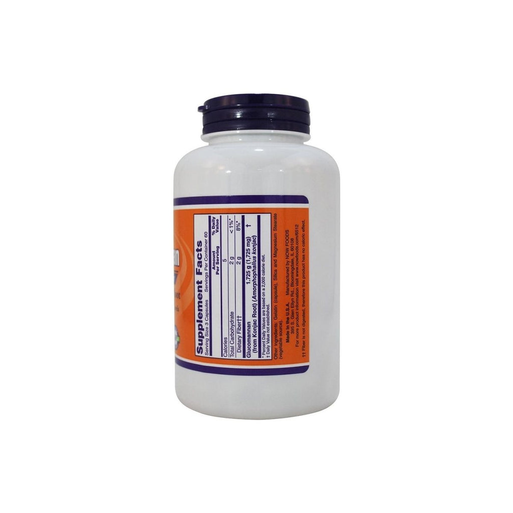 Now Foods Glucomannan 575 mg 180 Vcaps - 6512
