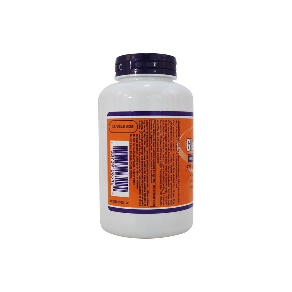 Now Foods Glucomannan 575 mg 180 Vcaps - 6512