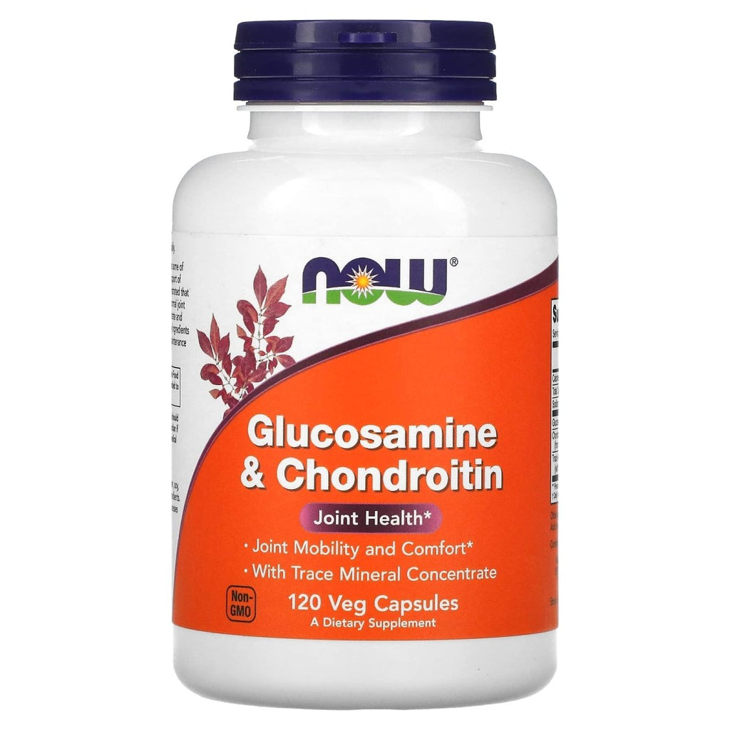 Now Foods Glucosamine & Chondroitin with Trace Minerals 120 Vcaps - 3228