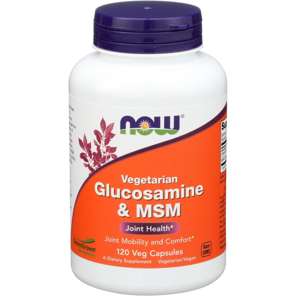 Now Foods Glucosamine & MSM (Vegetarian) 120 Vcaps - 3130