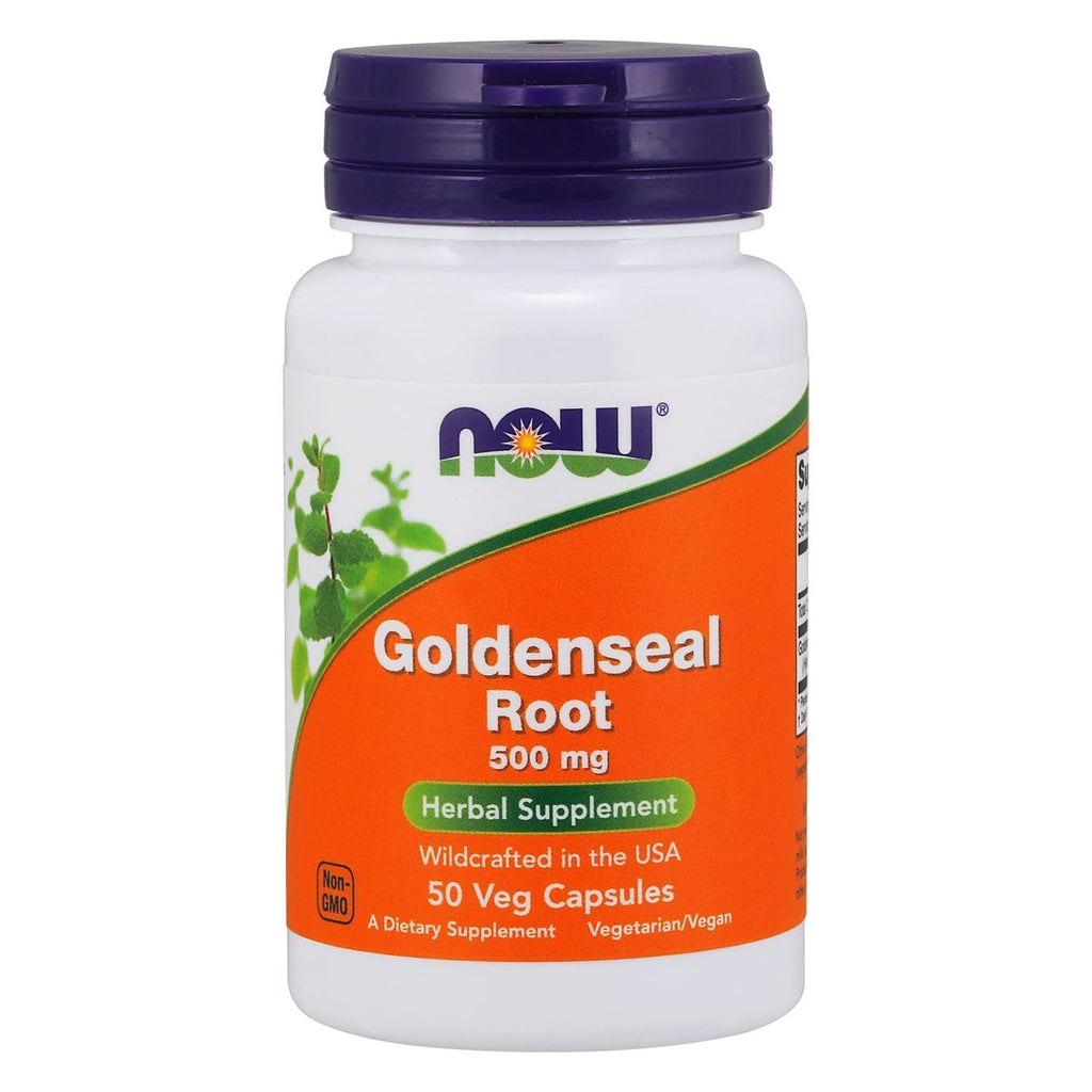 Now Foods Goldenseal Root 500 mg 50 Vcaps - 4690