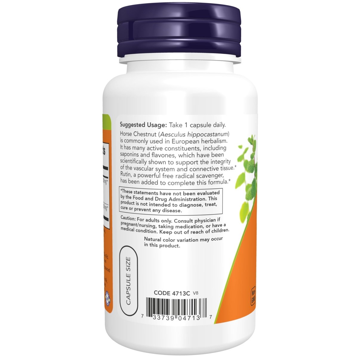 Now Foods Horse Chestnut 300mg 90 Vcaps - 4713