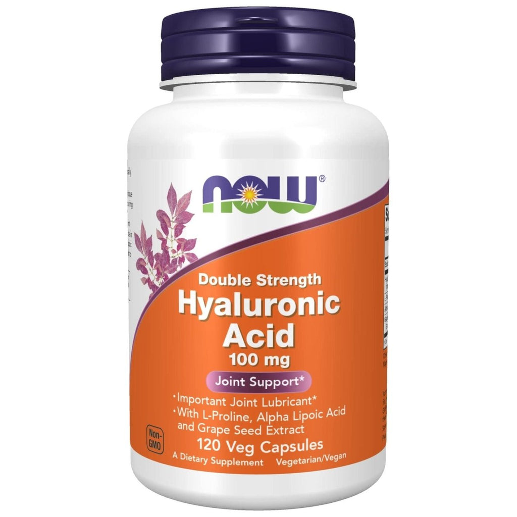 Now Foods Hyaluronic Acid Double Strength 100 mg 120 Vcaps - 3151