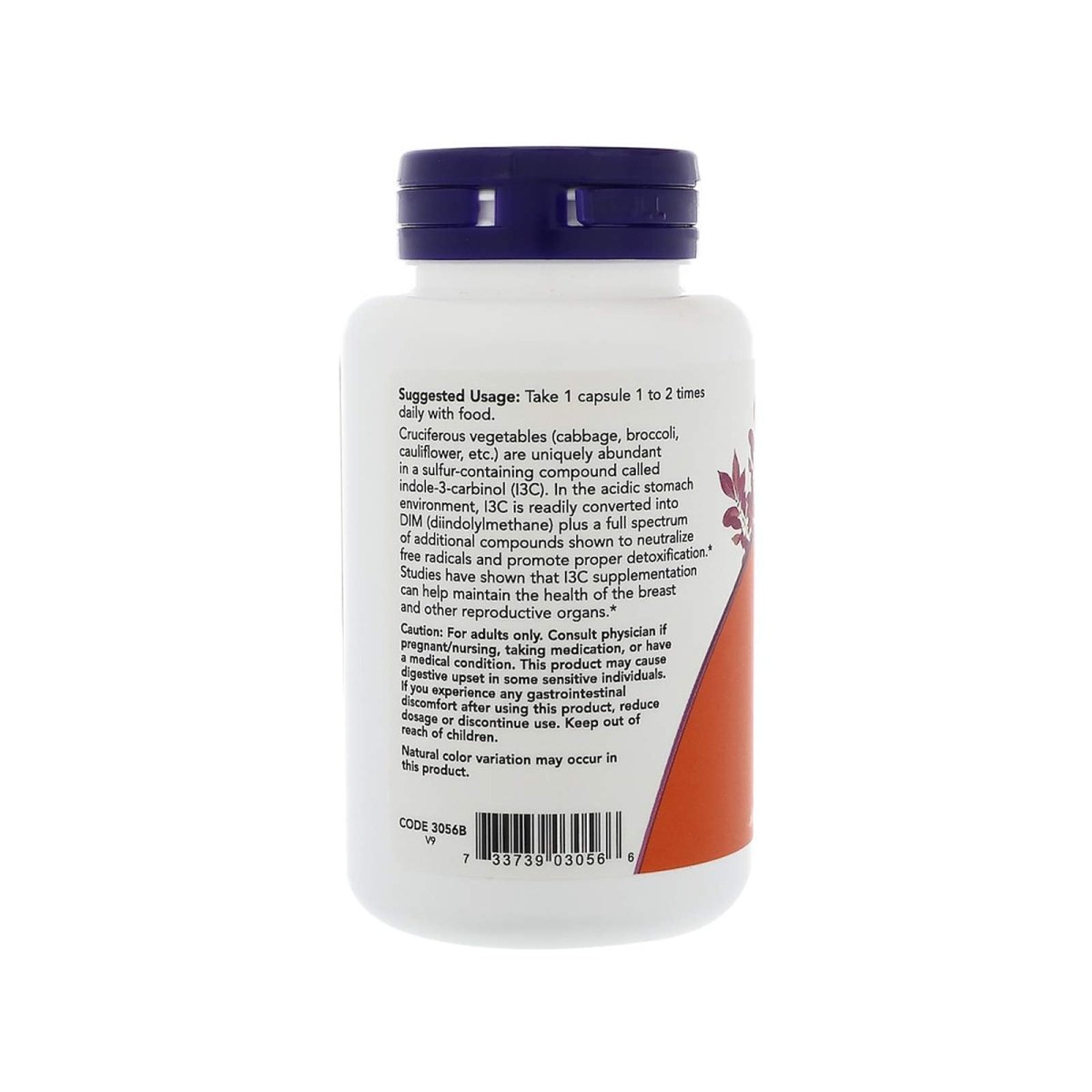 Now Foods I3C Indole-3-Carbinol 200 mg 60 Vcaps - 3056