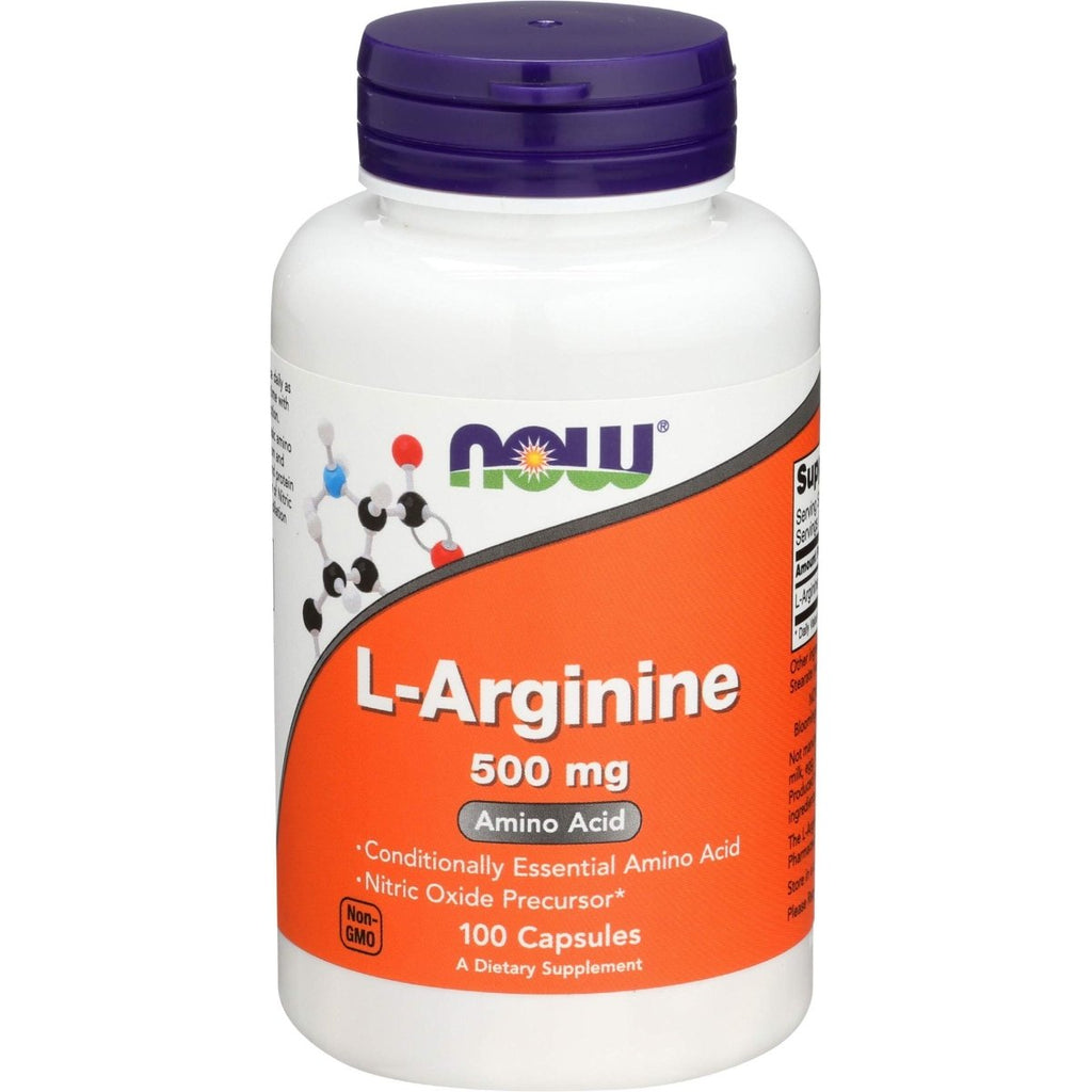 Now Foods L-Arginine 500 mg 100 Vcaps - 0030