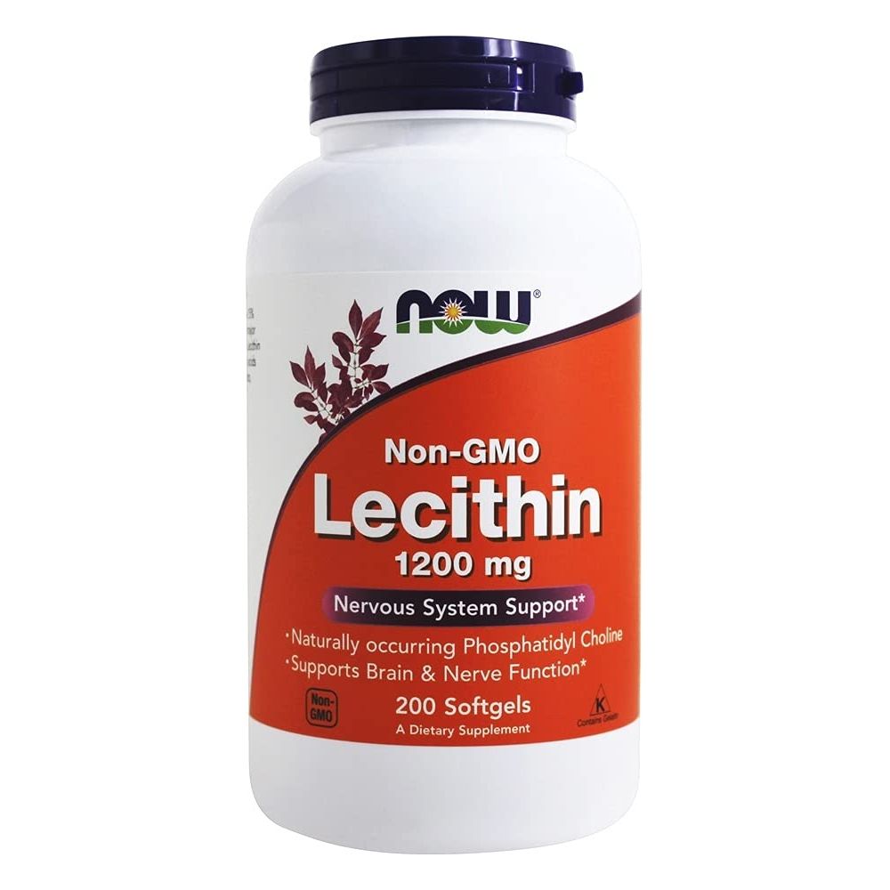Now Foods Lecithin 1200 mg 200 Softgels - 2212